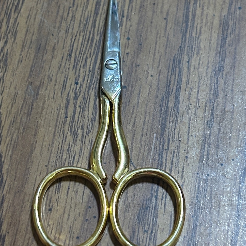 Four Gold and Silver Stainless Steel Precision Grooming Scissors - Picture 5 of 5